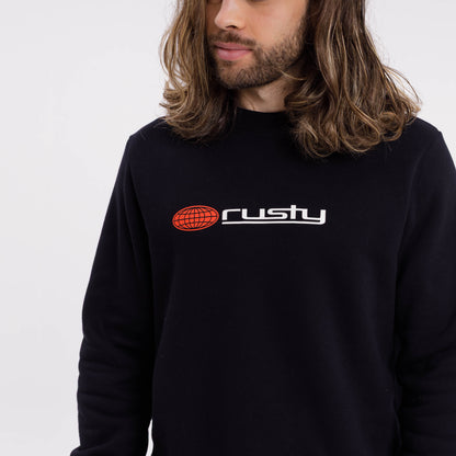 Buzo Rusty Global Confussion Crew Black