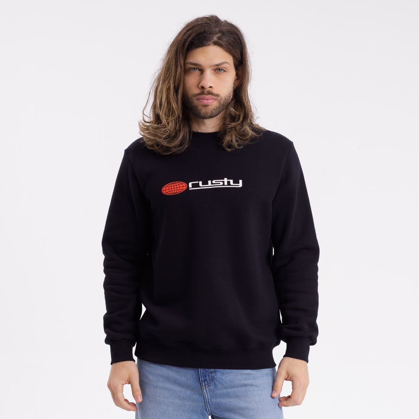 Buzo Rusty Global Confussion Crew Black