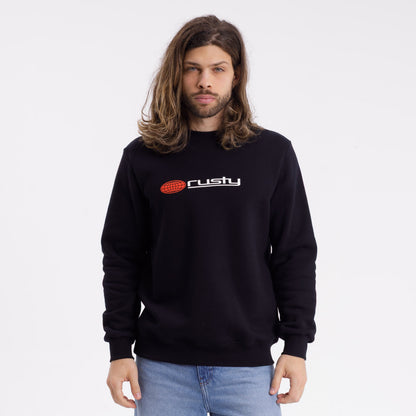 Buzo Rusty Global Confussion Crew Black