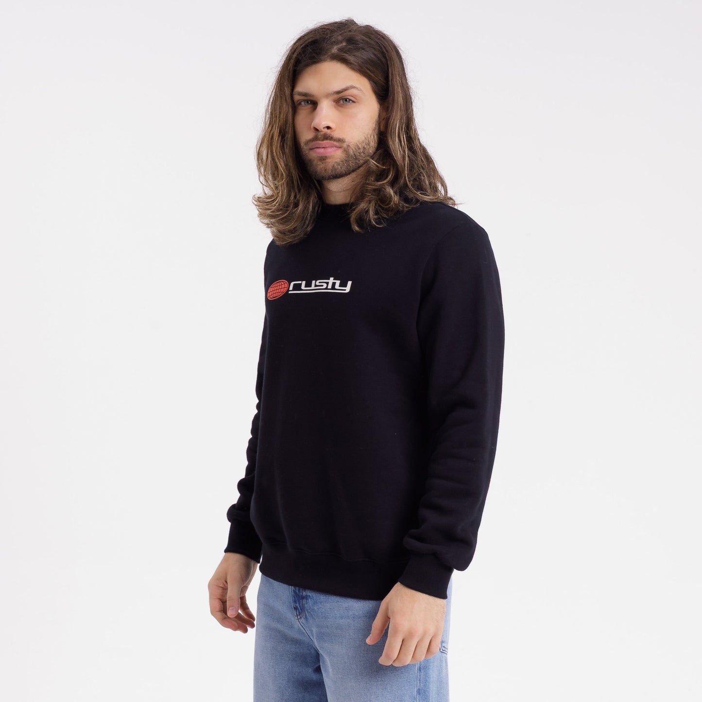 Buzo Rusty Global Confussion Crew Black