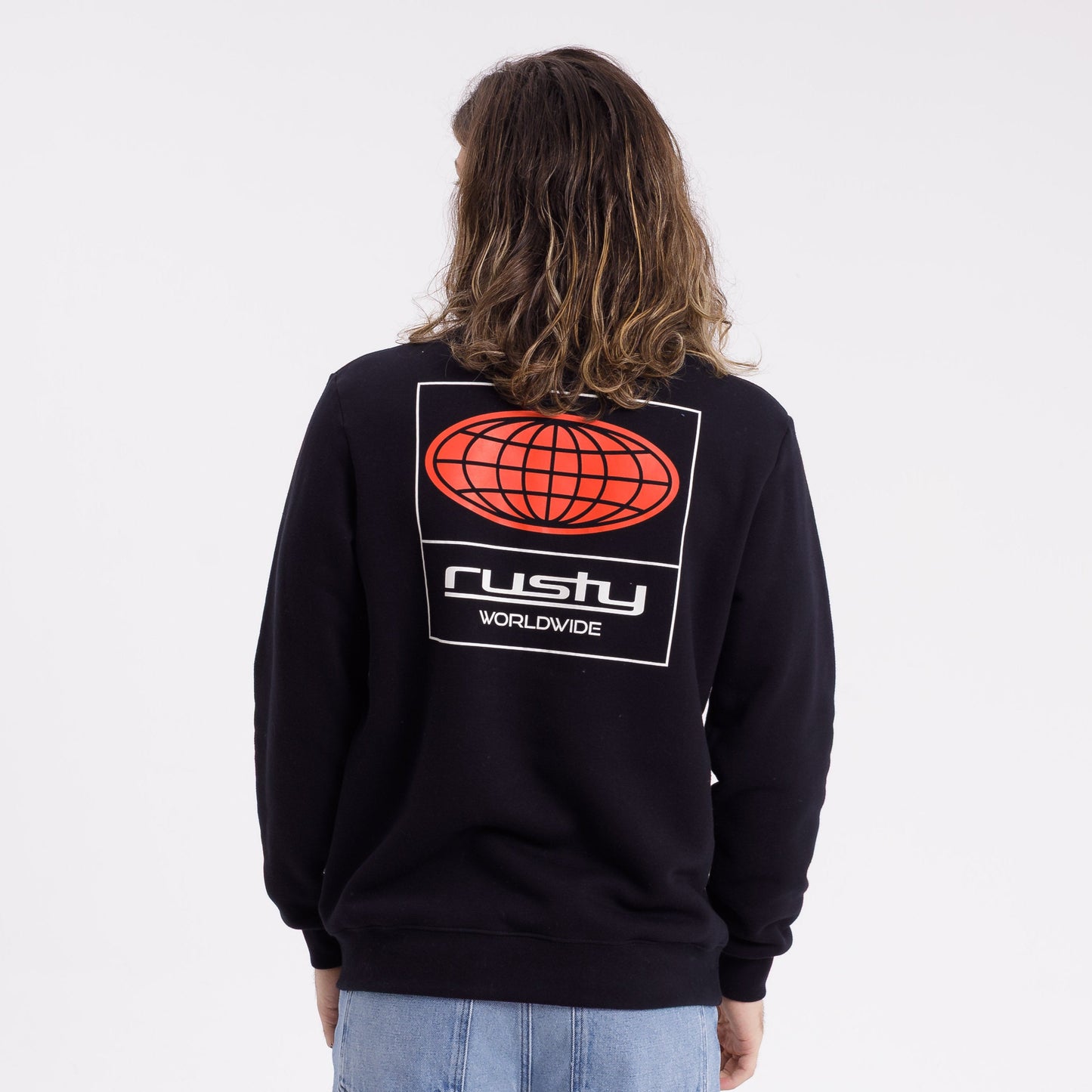 Buzo Rusty Global Confussion Crew Black