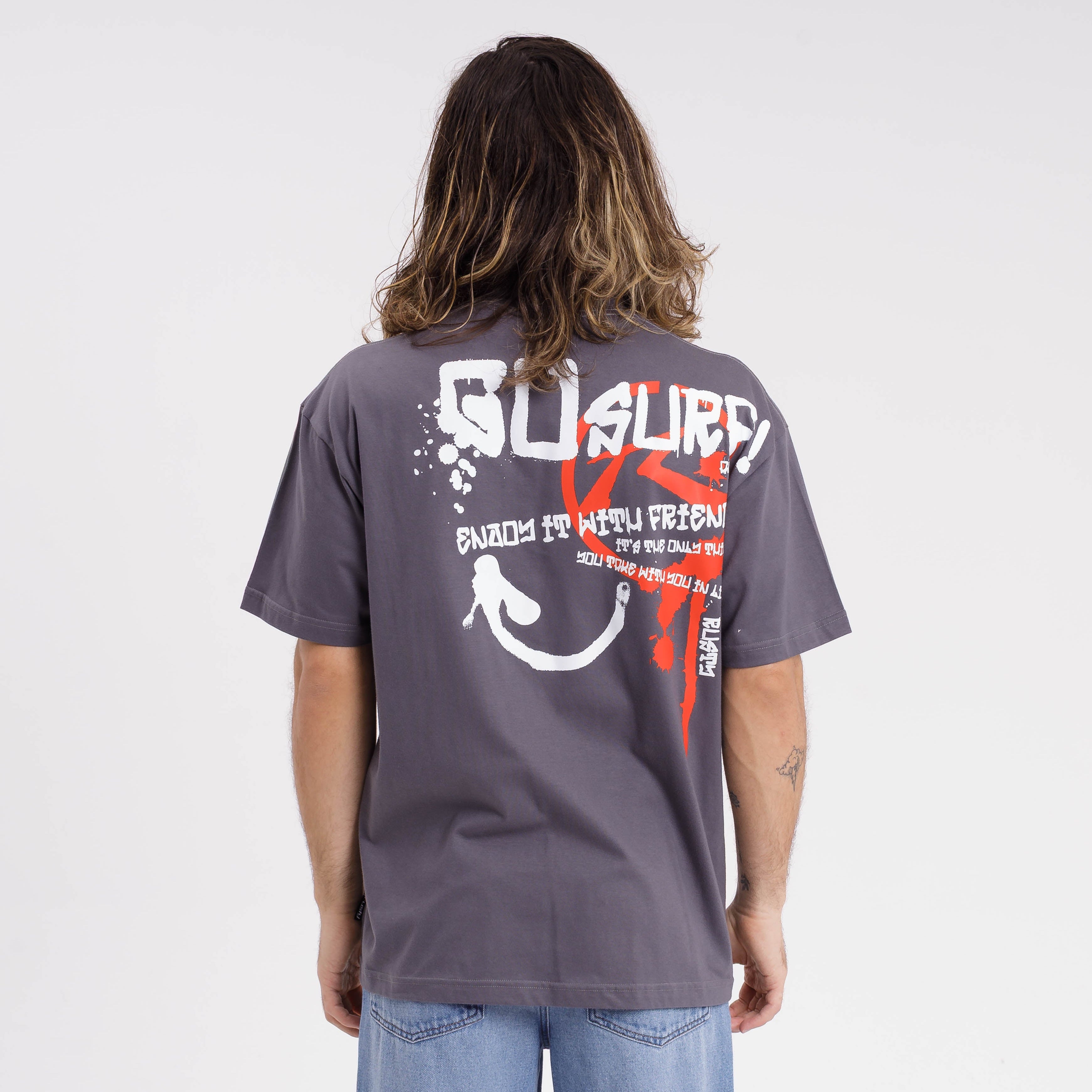 Remera Mc Rusty Go Surf! Tee Dark Grey