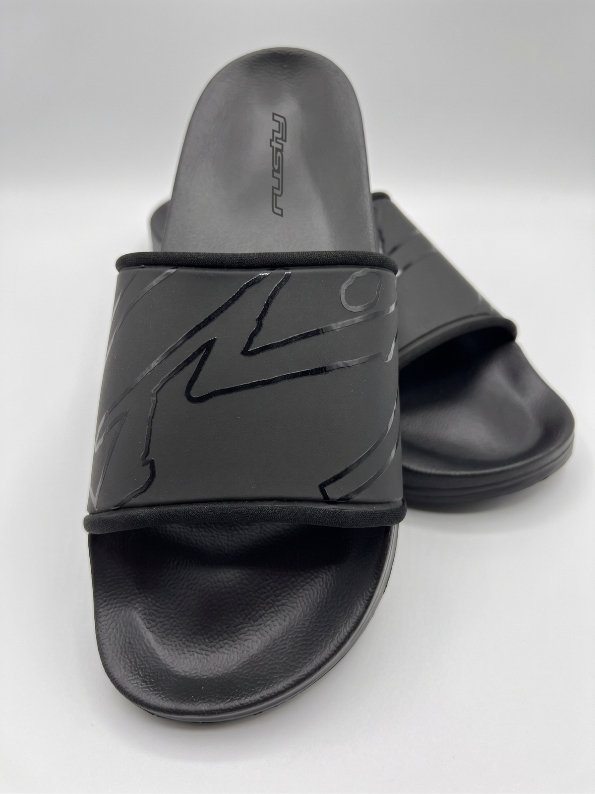 Ojotas Rusty Kill Switch Slide All Black