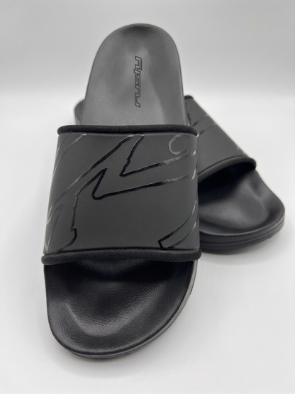 Ojotas Rusty Kill Switch Slide All Black