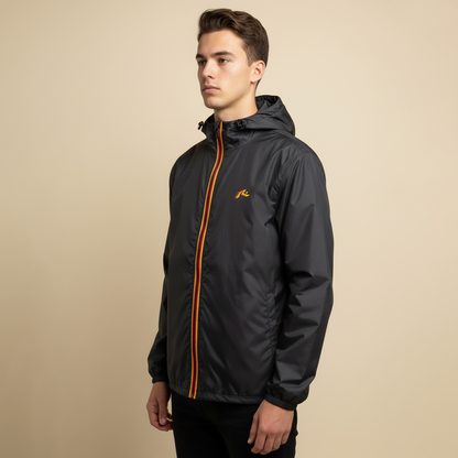 Campera Liviana Rusty Point Hope Zip Hood Windbreaker Black