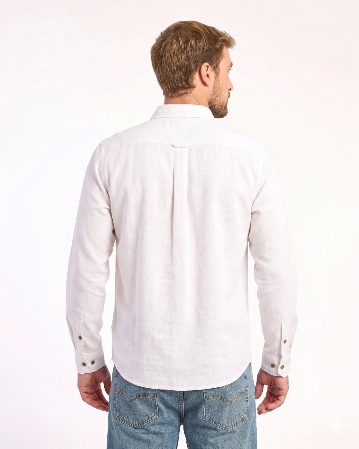 Camisa Ml Rusty Overtone Ls 2 Shirt Off White