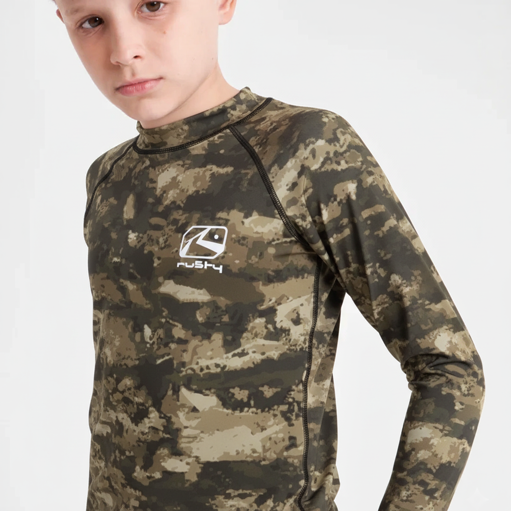 Remera Ml Rusty Pepper Ls Tee Thermal Jr Camo