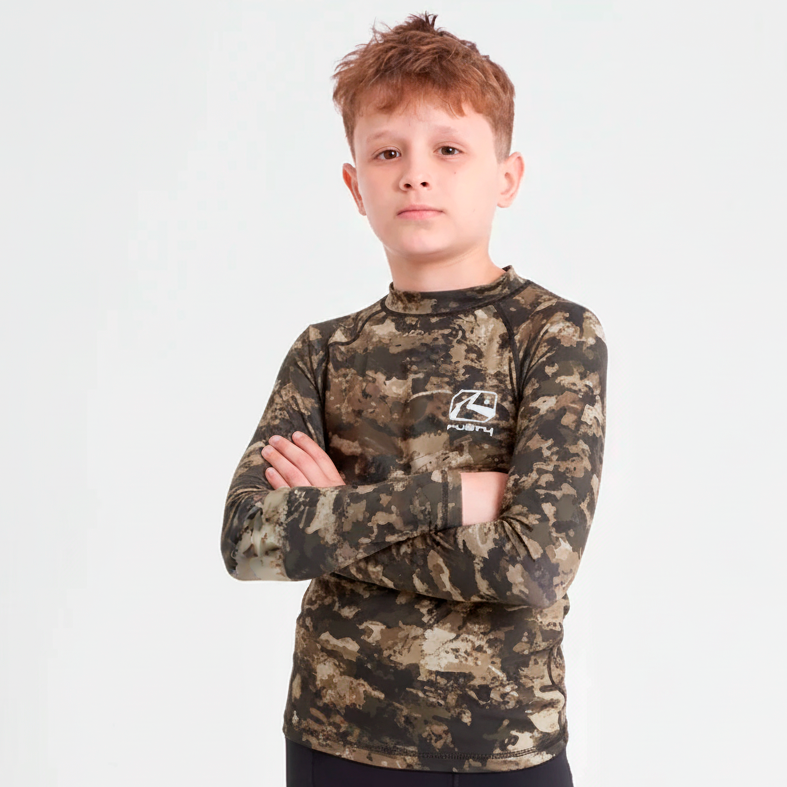 Remera Ml Rusty Pepper Ls Tee Thermal Jr Camo