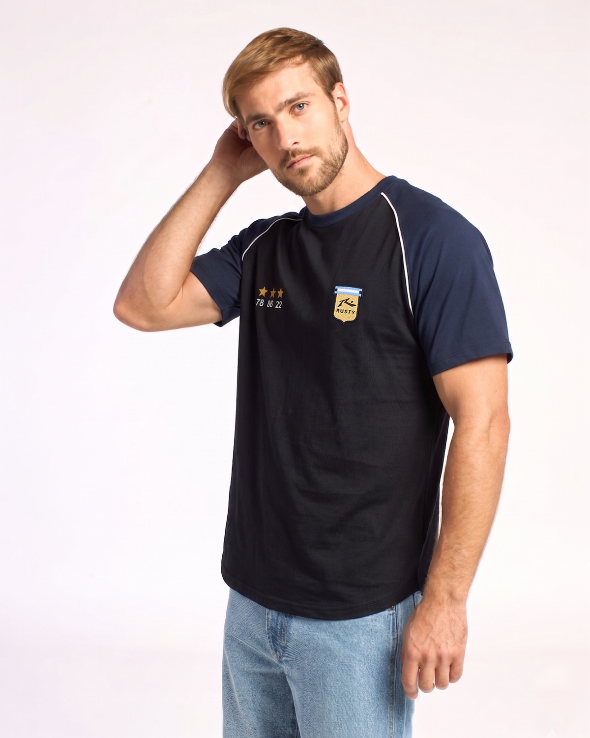 Remera Mc Rusty Sean Eternos Tee Negro 2