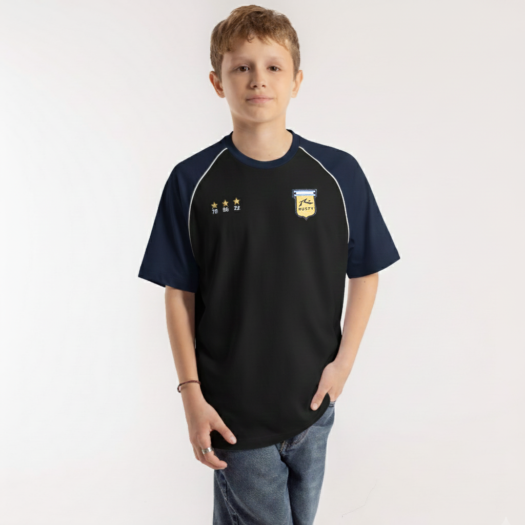 Remera Mc Rusty Sean Eternos Tee Jr Negro 2