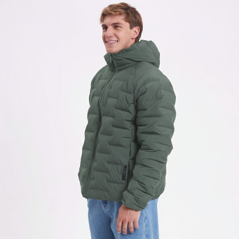 Campera Abrigo Rusty Arrow Town Jacket Shadow Army