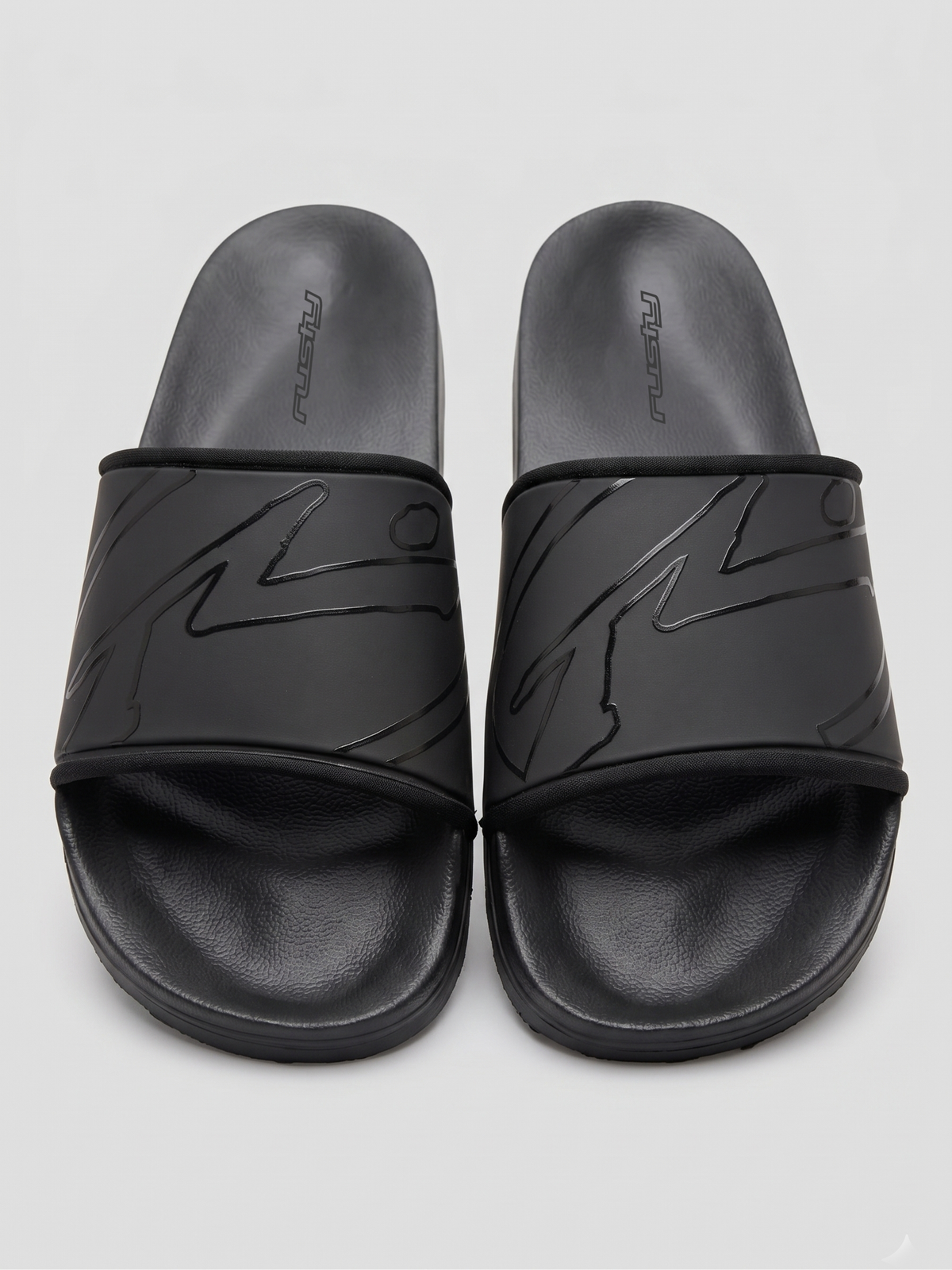 Ojotas Rusty Kill Switch Slide All Black