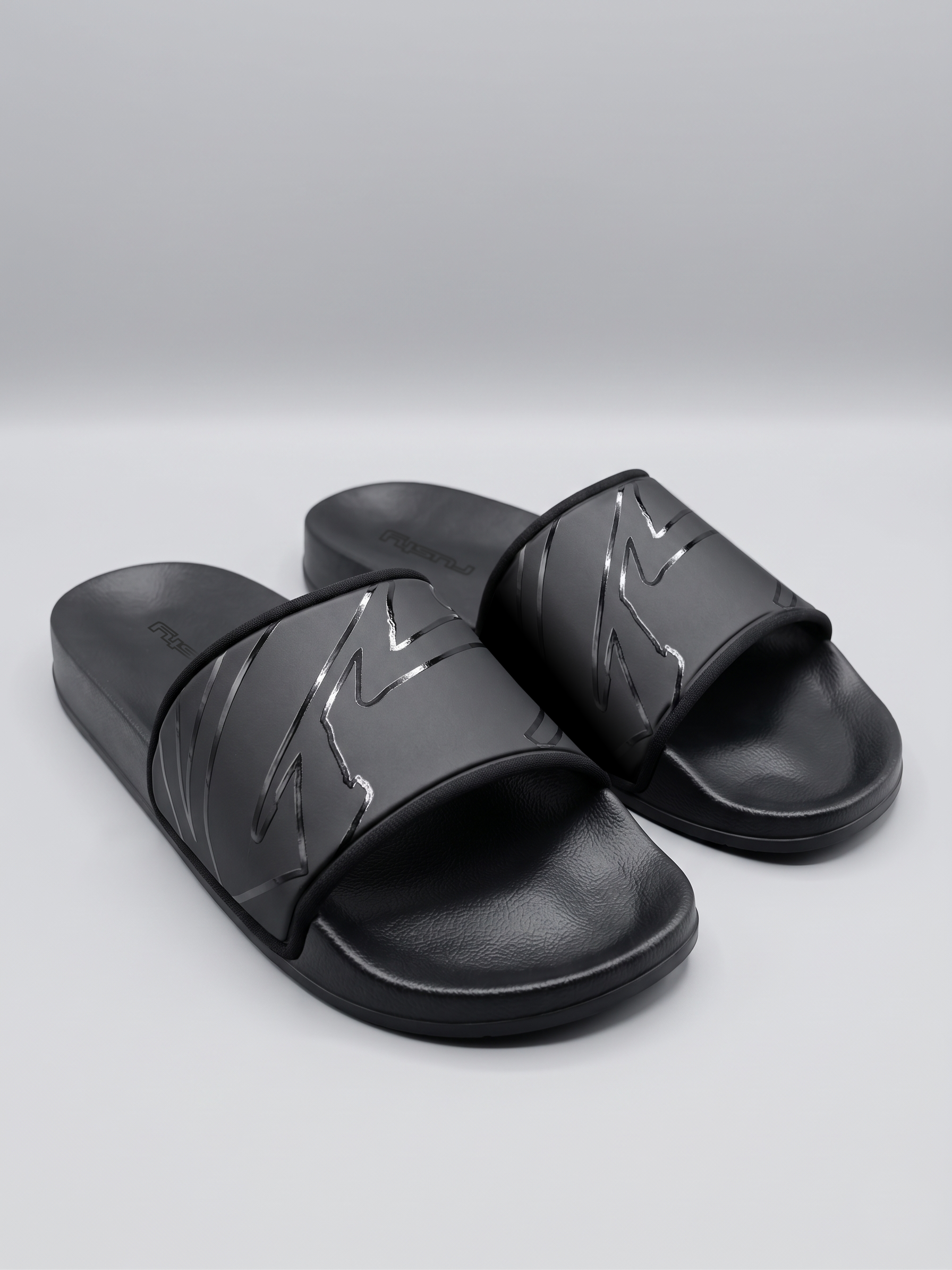 Ojotas Rusty Kill Switch Slide All Black