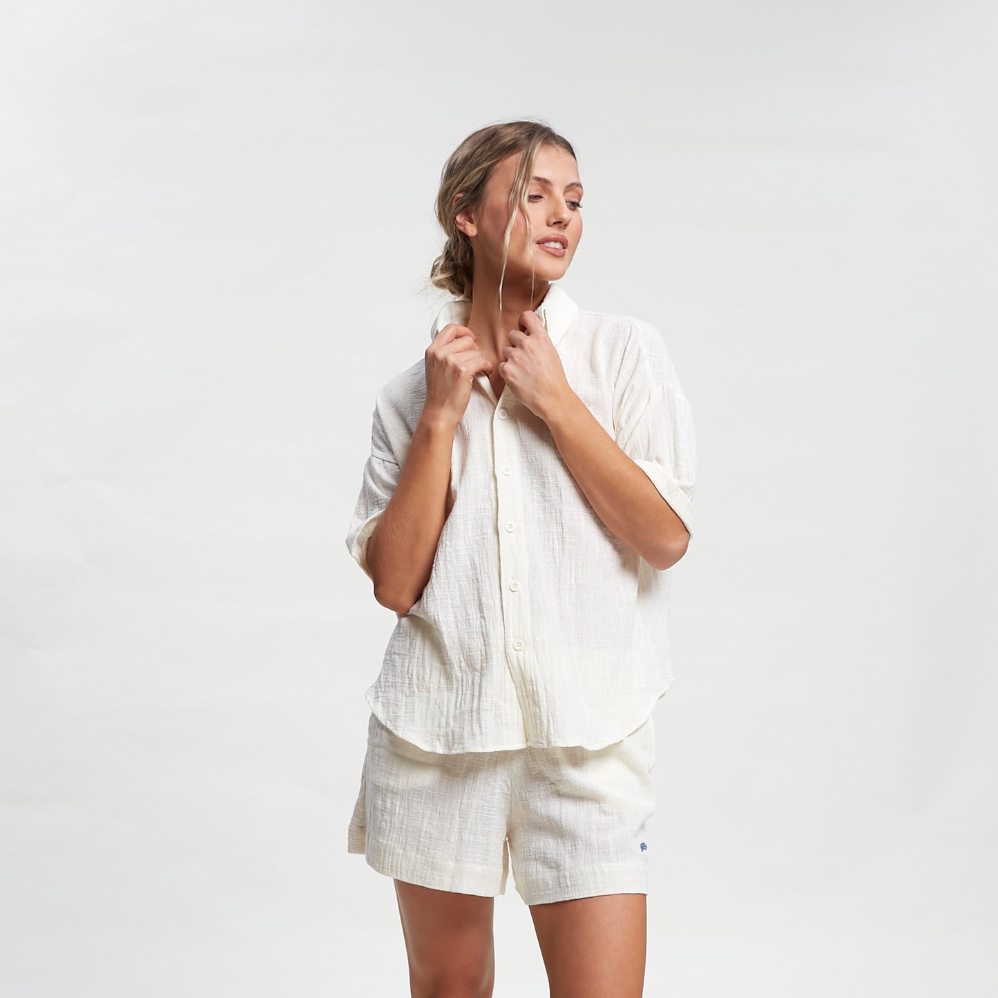 Camisa Mc Rusty Hampton Oversized Shirt Ld Off White