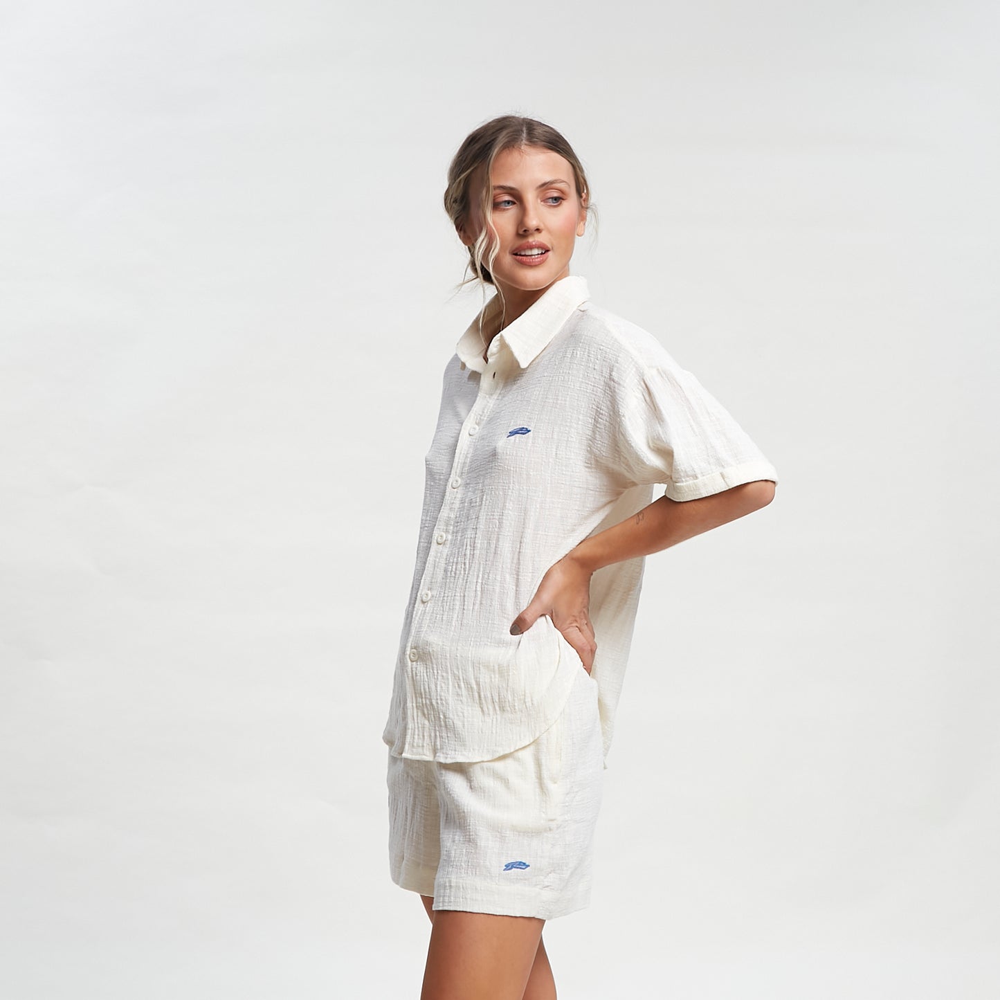 Camisa Mc Rusty Hampton Oversized Shirt Ld Off White