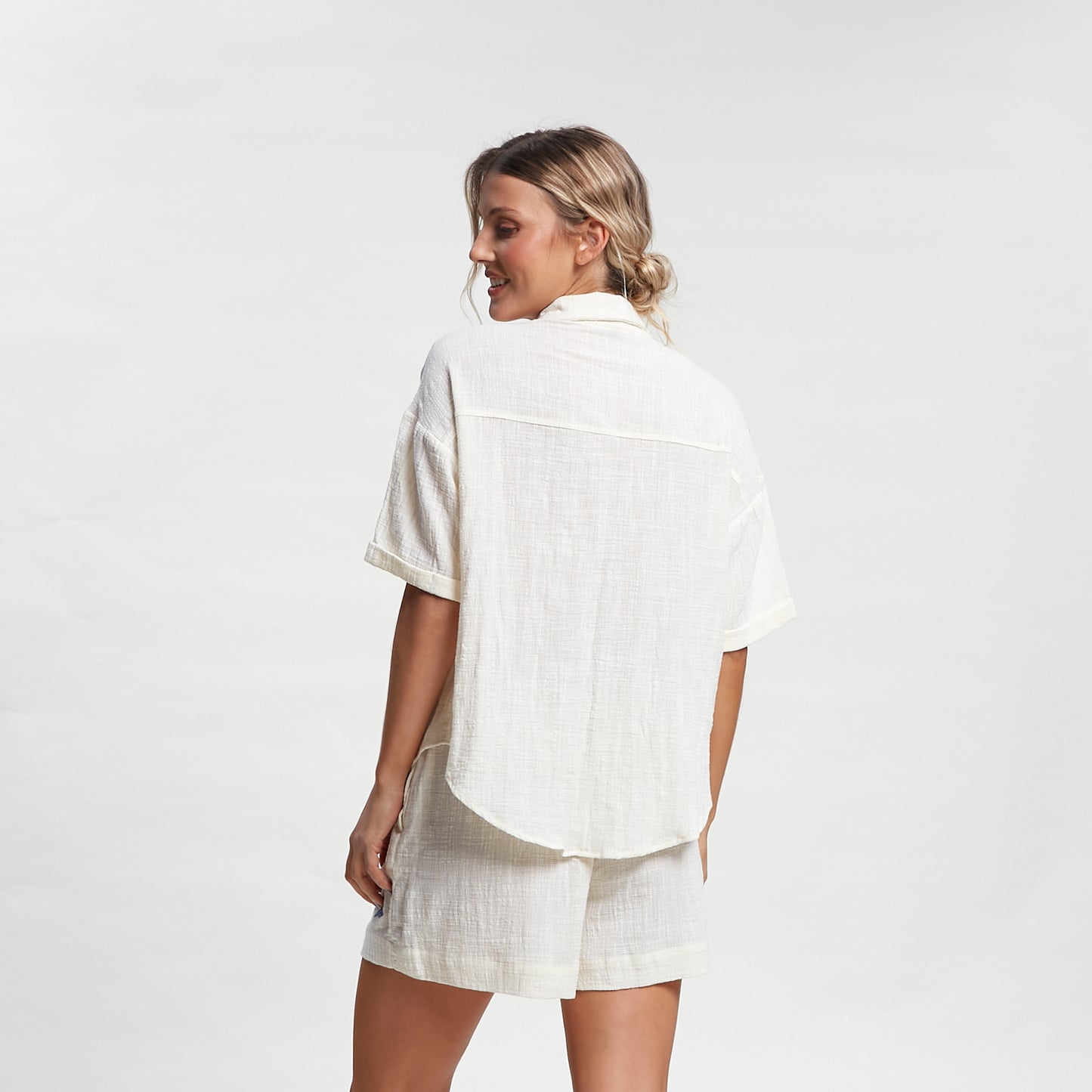 Camisa Mc Rusty Hampton Oversized Shirt Ld Off White