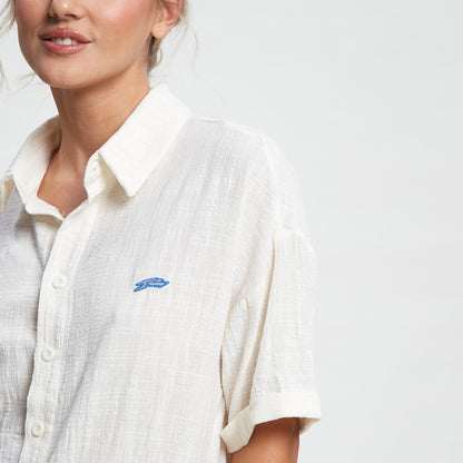 Camisa Mc Rusty Hampton Oversized Shirt Ld Off White