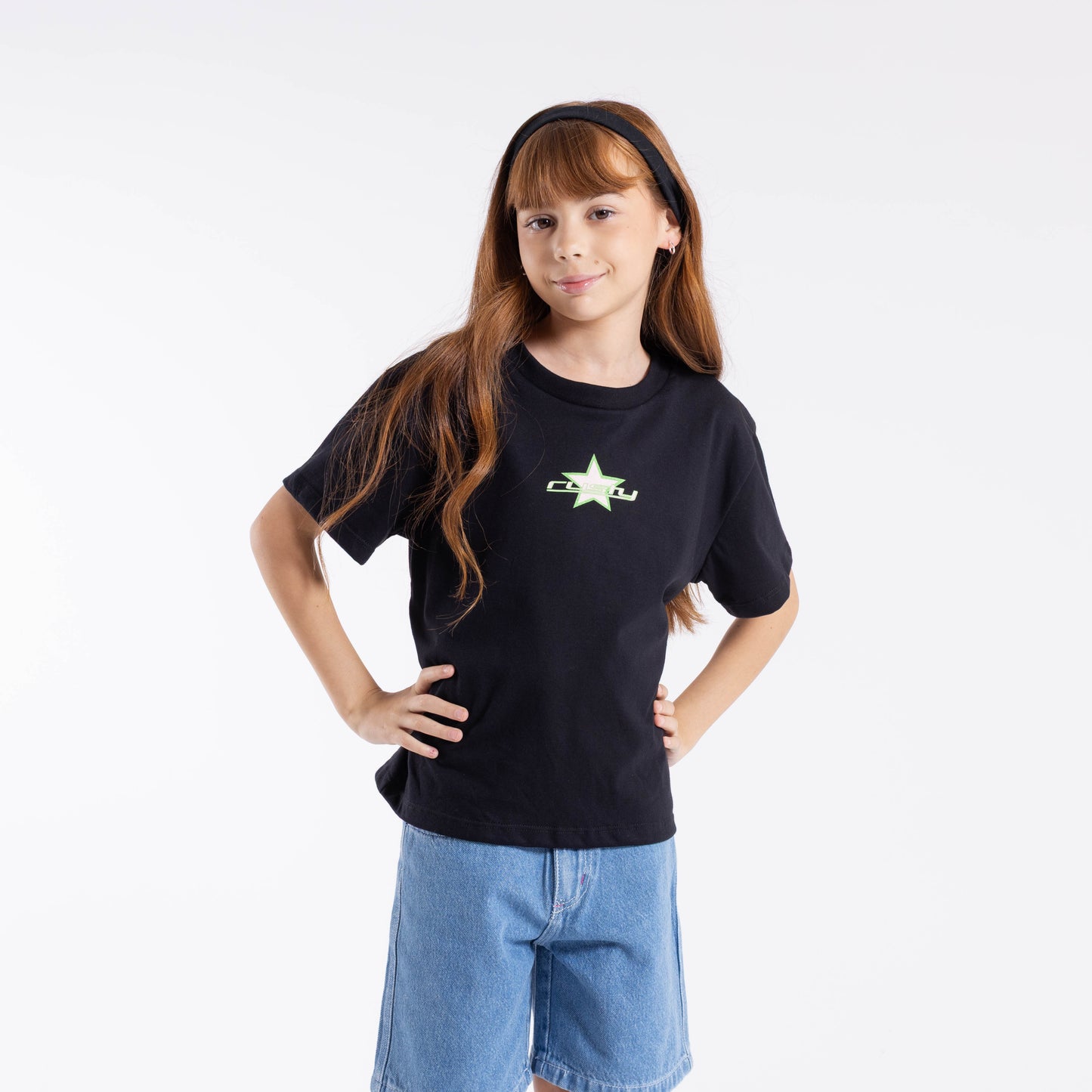Remera Mc Rusty Heart Relaxed Tee Girls Black