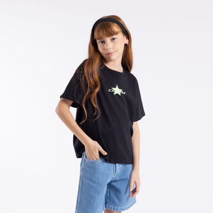 Remera Mc Rusty Heart Relaxed Tee Girls Black