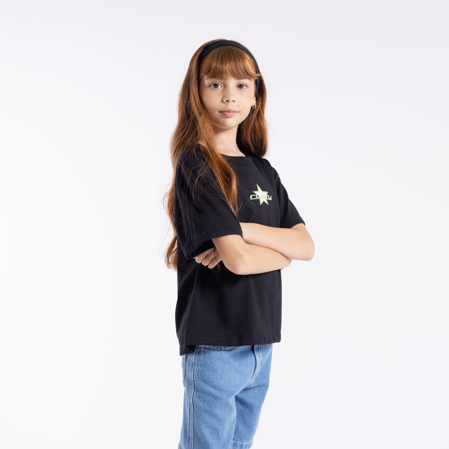 Remera Mc Rusty Heart Relaxed Tee Girls Black