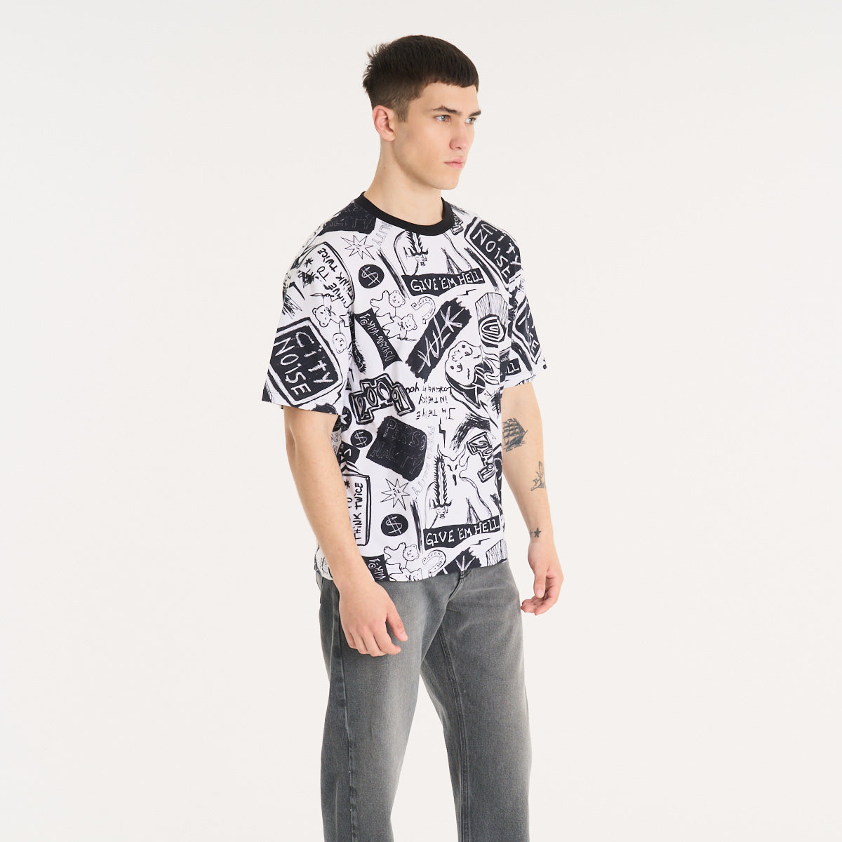 Remera Mc Vulk Hell Tee Fullprint