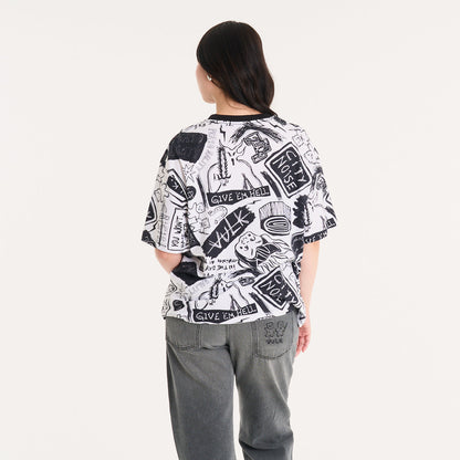 Remera Mc Vulk Hell Tee Fullprint