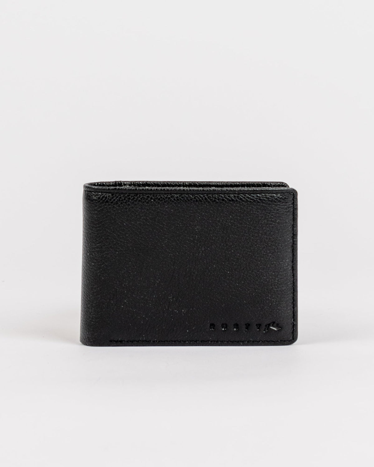 Billetera Rusty High River 2 Leather Negra