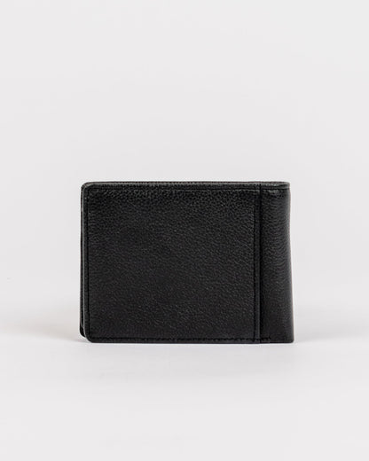 Billetera Rusty High River 2 Leather Negra