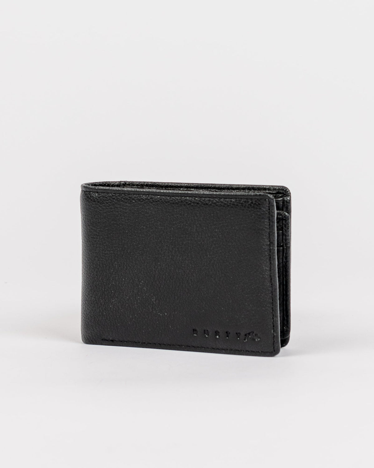 Billetera Rusty High River 2 Leather Negra