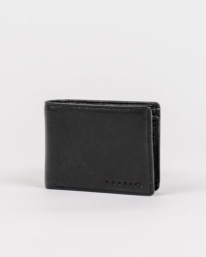 Billetera Rusty High River 2 Leather Negra
