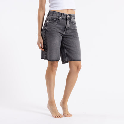 Bermuda Rusty Hilton Denim Jort Ld Stone Black