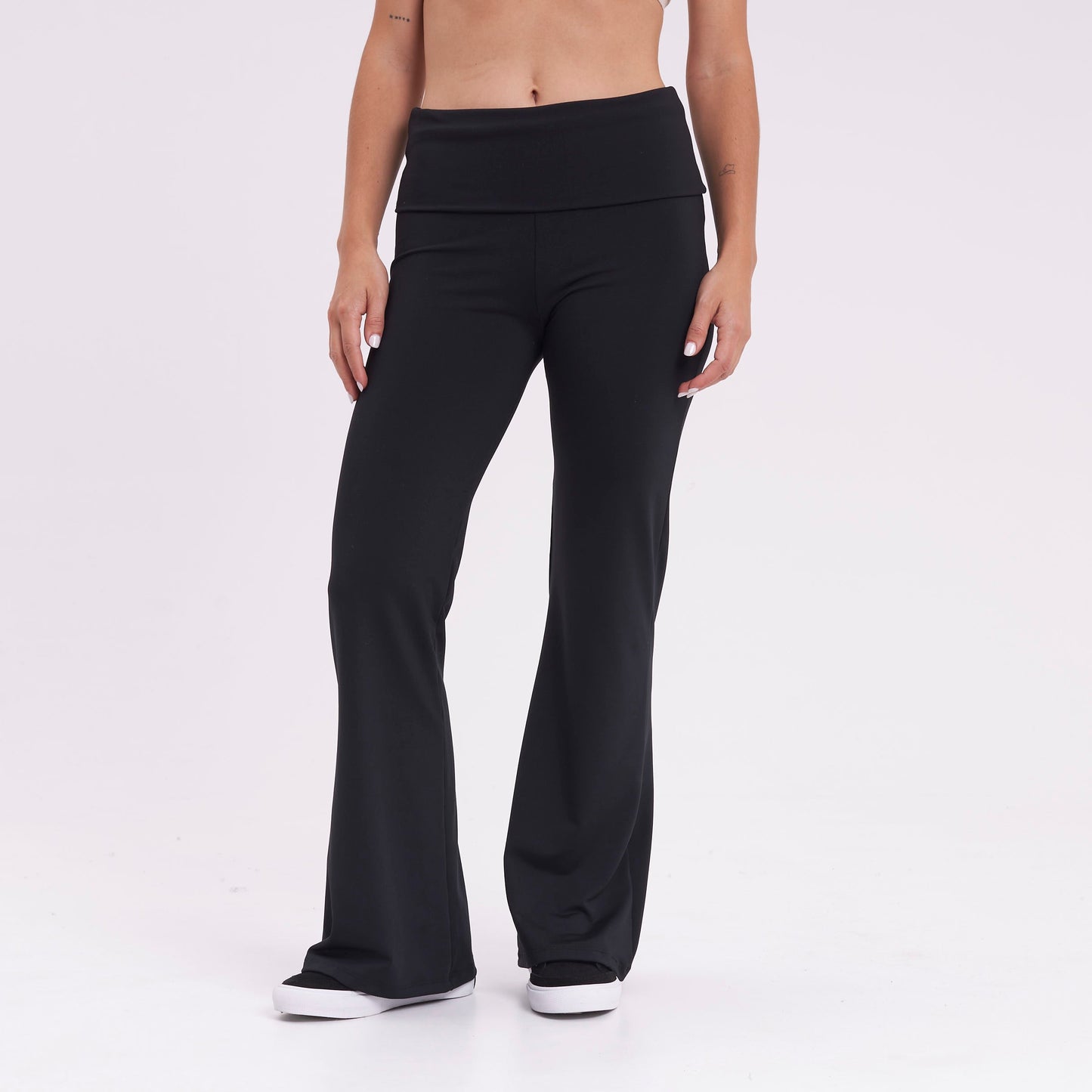 Jogging Rusty Hilton Low Rise Bootleg Trackpant Ld Black