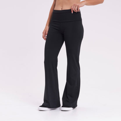 Jogging Rusty Hilton Low Rise Bootleg Trackpant Ld Black
