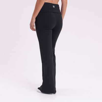 Jogging Rusty Hilton Low Rise Bootleg Trackpant Ld Black