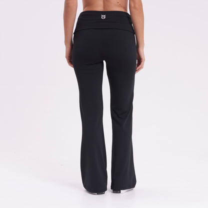 Jogging Rusty Hilton Low Rise Bootleg Trackpant Ld Black
