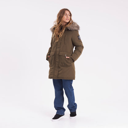 Campera Abrigo Rusty Himalaya Puffer Parka Ld Green