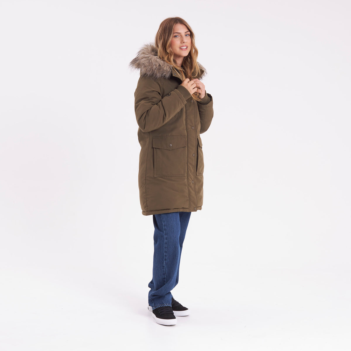 Campera Abrigo Rusty Himalaya Puffer Parka Ld Green