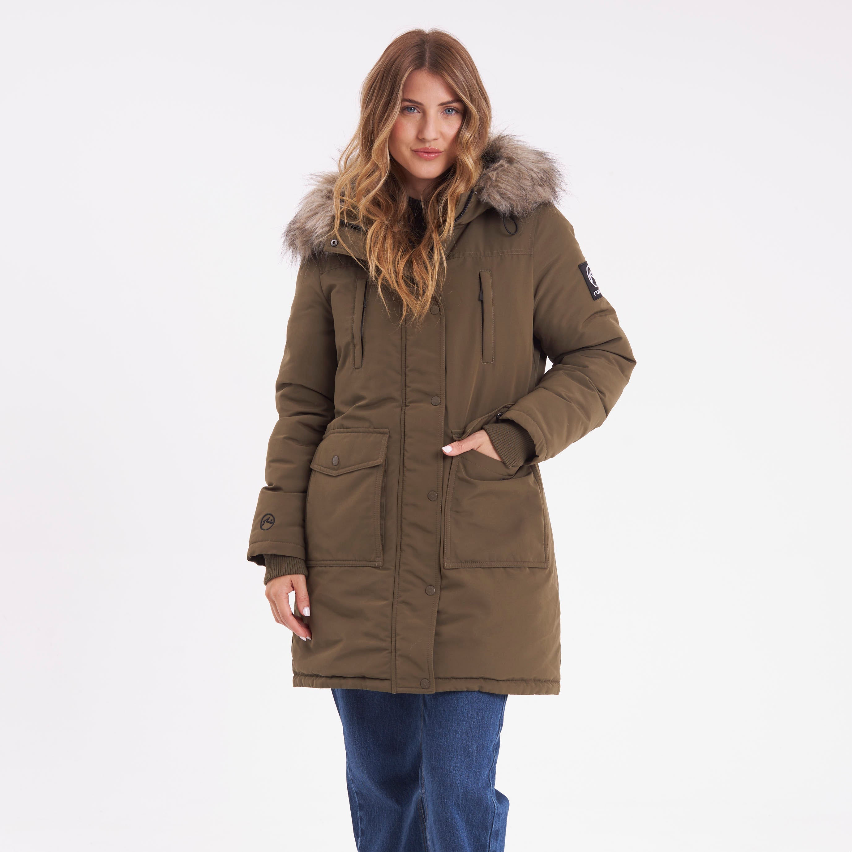 Campera Abrigo Rusty Himalaya Puffer Parka Ld Green