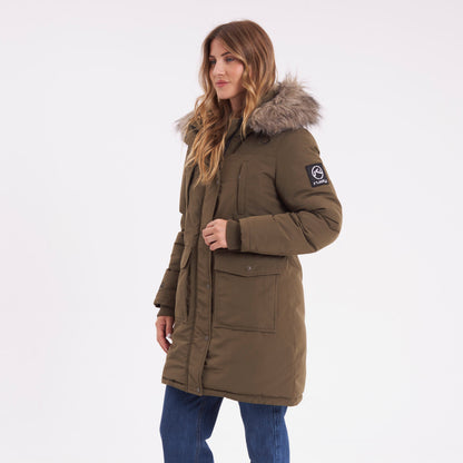 Campera Abrigo Rusty Himalaya Puffer Parka Ld Green
