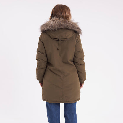 Campera Abrigo Rusty Himalaya Puffer Parka Ld Green