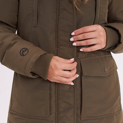 Campera Abrigo Rusty Himalaya Puffer Parka Ld Green