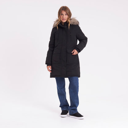 Campera Abrigo Rusty Himalaya Puffer Parka Ld Black