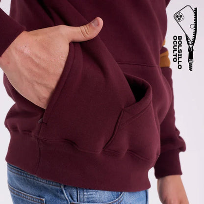 Canguro Rusty Honors Hood Burgundy