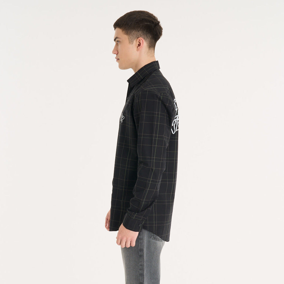 Camisa Ml Vulk Ian Shirt Black