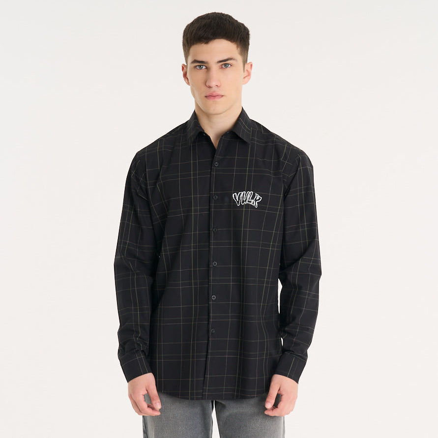 Camisa Ml Vulk Ian Shirt Black