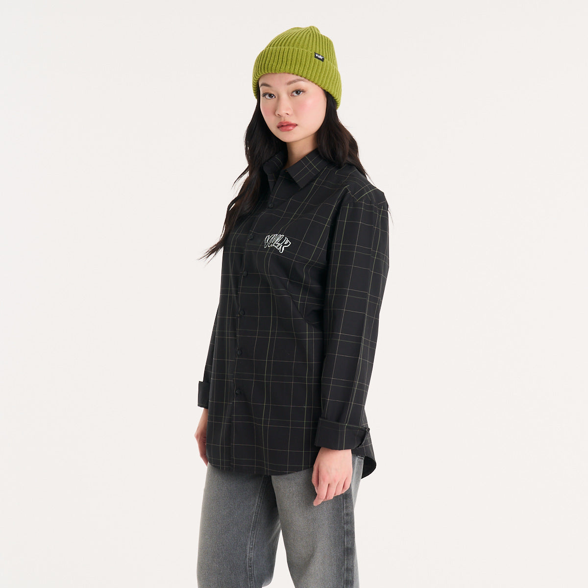 Camisa Ml Vulk Ian Shirt Black