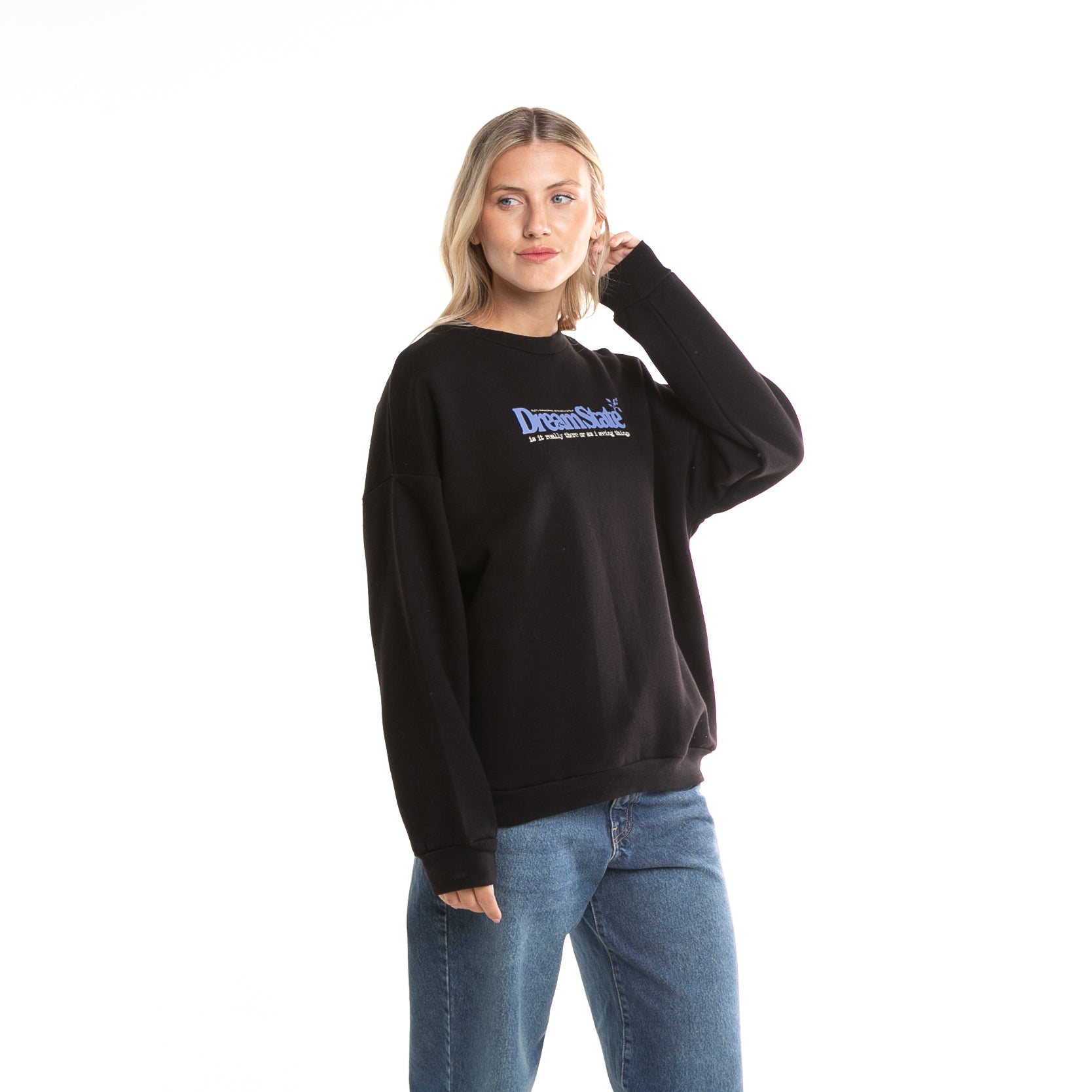 buzo_rusty_dream_state_relaxed_crew_ld_black#BK#BLACK