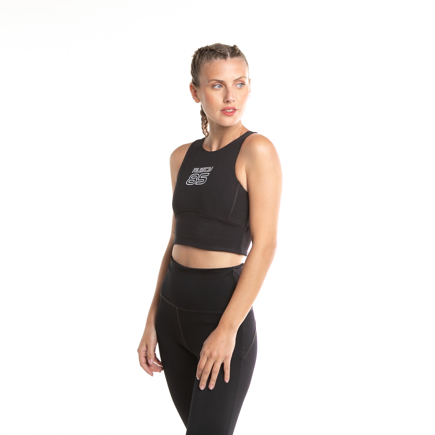 top_deportivo_rusty_relay_zipper_top_ld_black#BK#BLACK