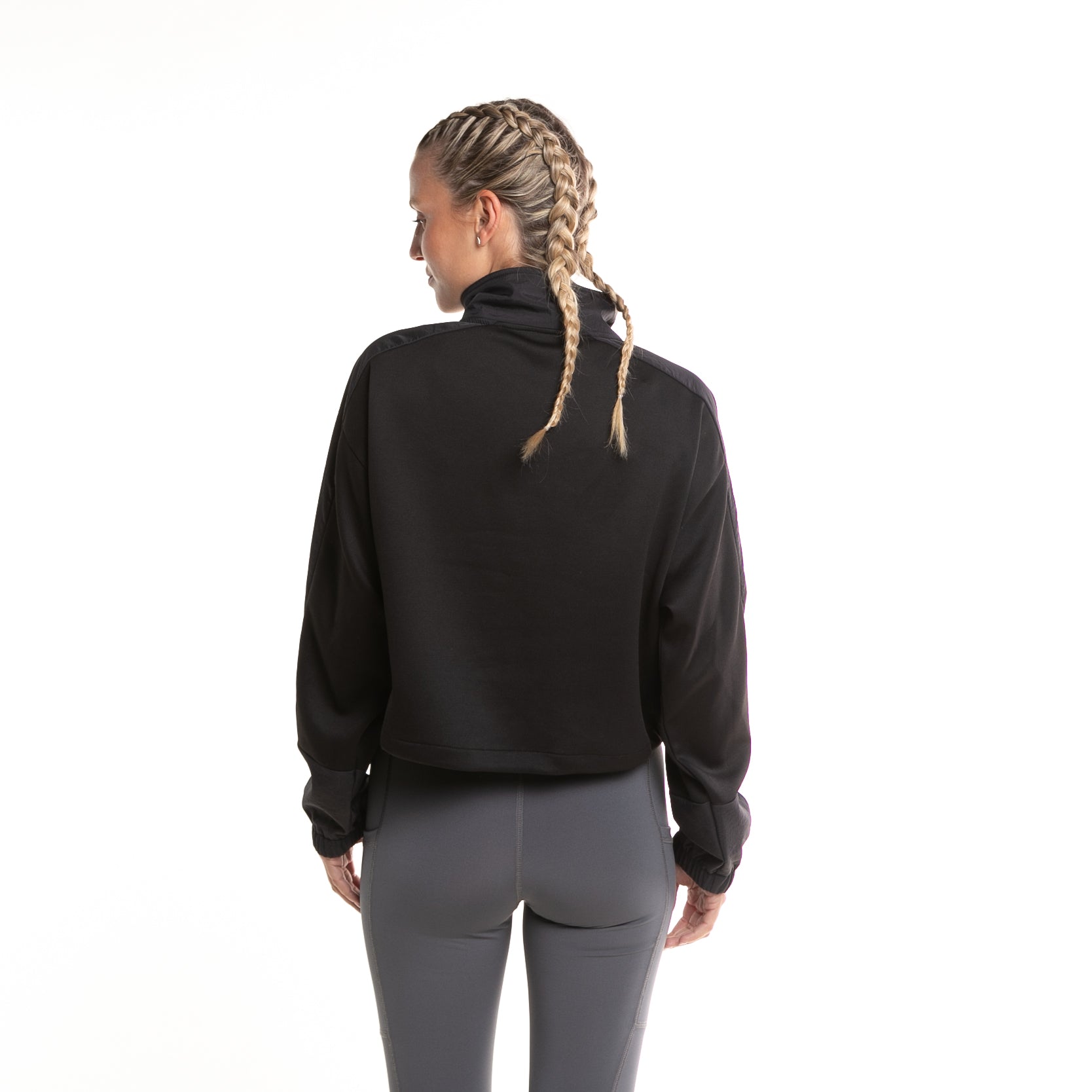 buzo_rusty_logan_active_half_zip_suede_ld_black#BK#BLACK
