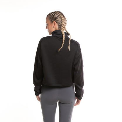 buzo_rusty_logan_active_half_zip_suede_ld_black#BK#BLACK